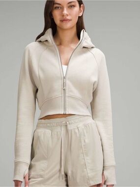 Lululemon Cropped Scuba Zip Sweatshirt XS